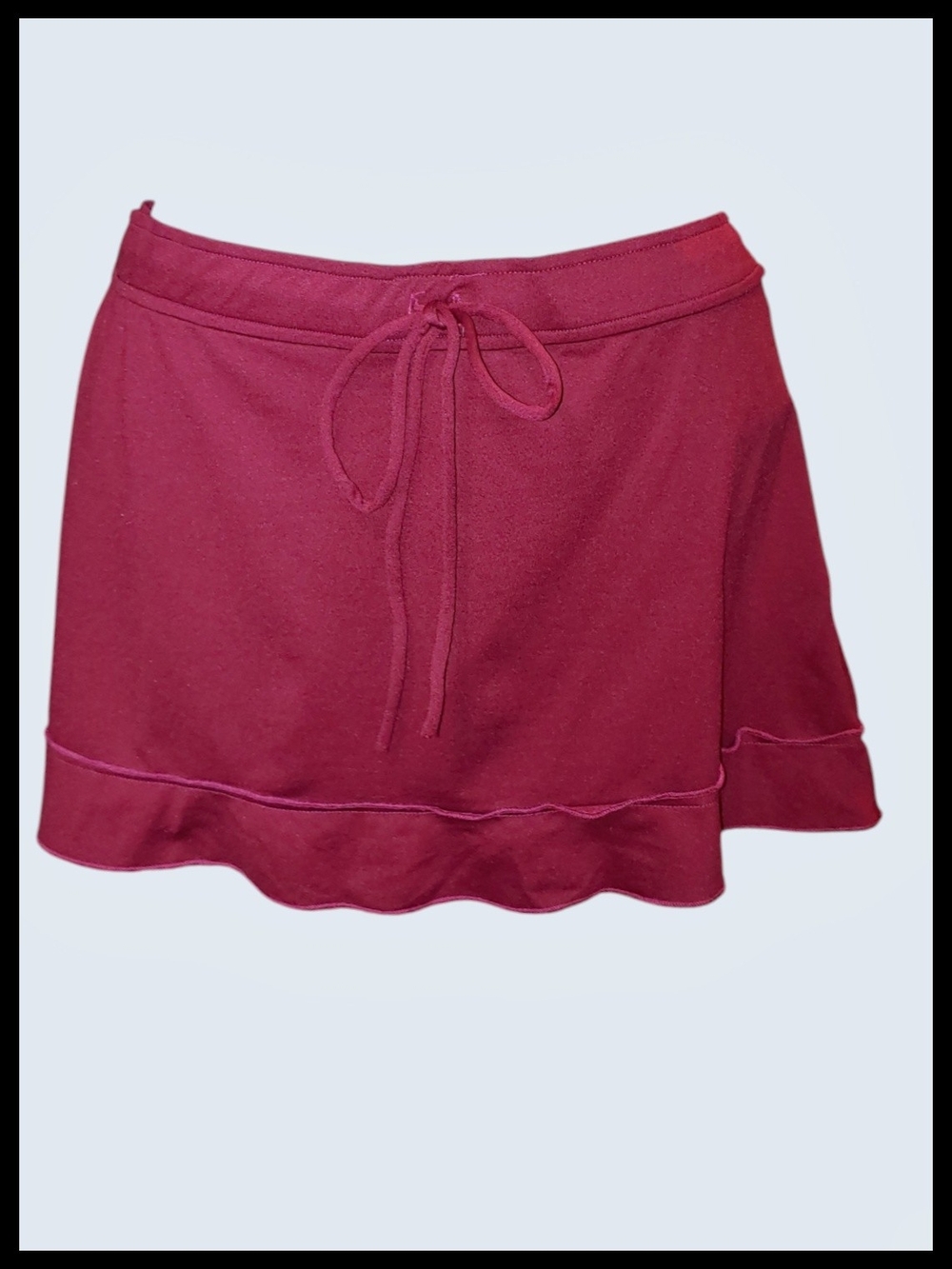Dark Red Beach Skirt S/M